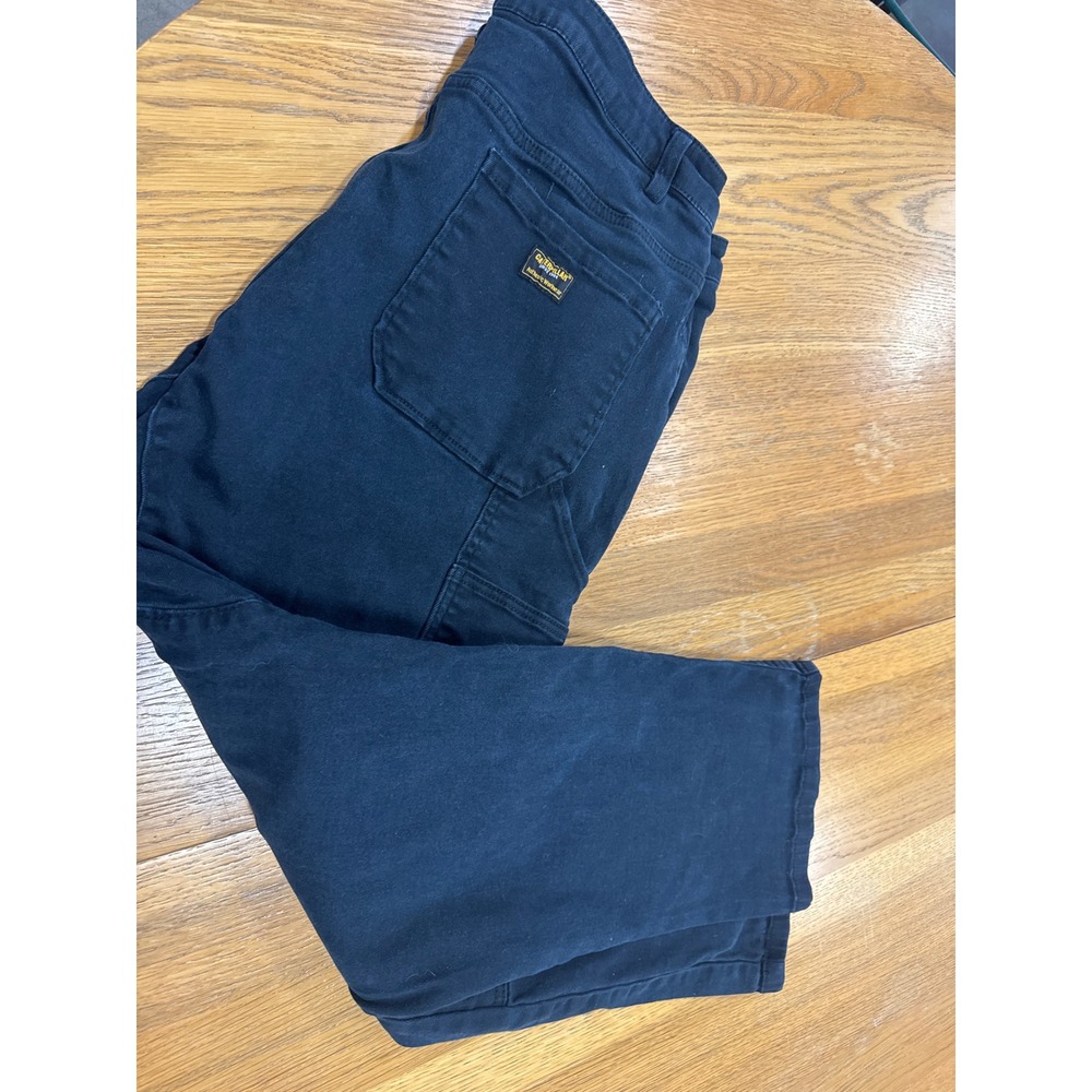 Caterpillar CAT Mens Double Knee Work Pants Navy Blue Utility Trousers 38x30